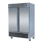 Thumbnail image #2 for Empura Refrigeration E-KB54F-HC 2-Section Reach-In Freezer, 47 cu. ft., Solid Hinged Doors, Stainless Steel