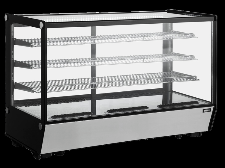 Product image #6 for Countertop Square Glass Refrigerated Display Case, 48-Inch, 7.94 Cu. Ft., Straight Front Glass