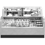Thumbnail image #1 for RPI Industries Continental SCCB36R-CR Refrigerated Bakery Display Case, 36", Curved Glass, 2 Shelves, Mirrored Interior