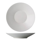 Thumbnail image #1 for CAC China Grand Canyon GDC-CR21 11-Inch Round Porcelain Coupe Plate, Bone White, Glazed Foot 1 Dozen