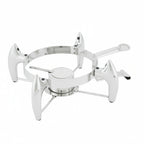 Thumbnail image #1 for Steelite International Walco, Idol WLWI6BC Chafing Dish Burner Stand for 7-Quart Dish with 1 Fuel Cup