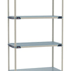 Thumbnail image #1 for Metro MetroMax i MX-2454GF-86-S4 Stationary Polymer Shelving Unit, 4-Tier, 24"D x 54"W x 86"H