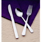 Thumbnail image #2 for Libbey Medium Weight Windsor 651 5302 Dinner Knife, 8", Fluted Blade, 18/0 Stainless Steel, Medium Weight