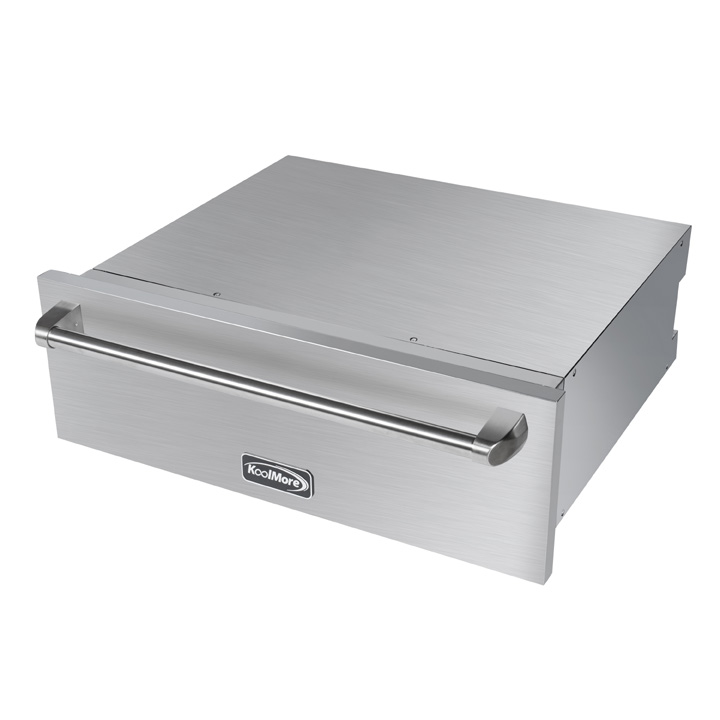 Product image #5 for KoolMore 30-Inch Stainless Steel 3-Compartment Warming Drawer