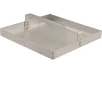 Thumbnail image #1 for AllPoints Foodservice Parts & Supplies 1021109 Aluminum Floor Drain Strainer, 7-3/4" x 7-3/4", 3/4" High Lip