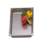 Thumbnail image #1 for Eastern Tabletop 3995FP Chafing Dish Food Pan, 8 qt., Rectangular, Stainless Steel