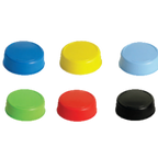 Thumbnail image #1 for TableCraft Products Invertatop 63FCAPA Squeeze Bottle End Caps, 63mm, Assorted Colors