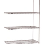Thumbnail image #1 for Metro Super Erecta SE-2148K4-74-A4 Add-On Wire Shelving Unit, 48"W x 21"D x 74"H, 800 lb. capacity per shelf, 2000 lb. capacity per unit, 1" shelf