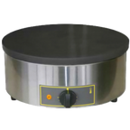 Thumbnail image #1 for Equipex LLC Roller Grill 350FE Single Crepe Maker with 13-3/4" Enamel-Coated Cast Iron Plate