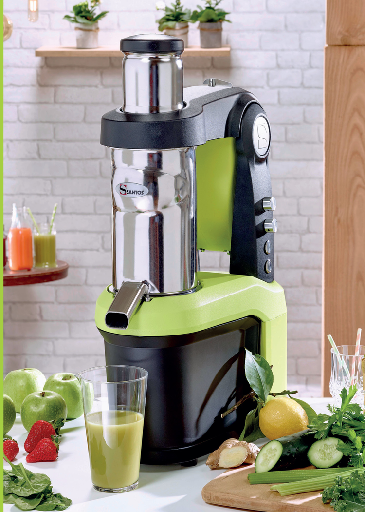 Product image #2 for Trento Santos 65 Commercial Countertop Cold Press Fruit & Vegetable Juicer, Variable Speed, 110V