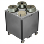 Thumbnail image #1 for Caddy CM-S-304-SH Heated Enclosed Dish Dispenser, 4 Self-Leveling Compartments, for 5-9" Round Plates