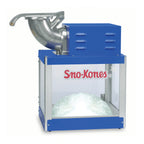 Thumbnail image #1 for Gold Medal 1203-00-000 Compact Shaved Ice Machine with Motor Cover, Hinged Single Door, Glass Windows and Removable Drain Pan