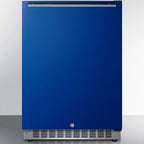 Thumbnail image #6 for Summit Appliance 24-Inch ADA Compliant Undercounter All-Refrigerator with Cobalt Blue Door, Frost-Free, 4.8 Cu. Ft.