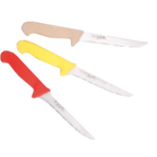 Thumbnail image #1 for Alegacy Foodservice Products PC1286RDCH 6-Inch Molybdenum Stainless Steel Boning Knife, Red Polypropylene Handle Case of 6