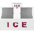 Thumbnail image #2 for Leer 3434301 Outdoor Ice Merchandiser, 75 cu. ft., Solid Doors, Self-Contained Bottom-Mounted Refrigeration