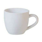 Thumbnail image #1 for Vertex China Barista ARG-35 4 oz Porcelain Coffee Cup with Handle, Bright White Case of 3 Dozen