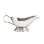 Thumbnail image #1 for Libbey Belle CT-126 Gravy Boat, 4 oz, 18/8 Stainless Steel