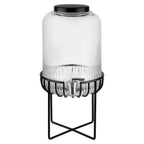 Thumbnail image #1 for Libbey APS Germany - Urban APS 10451 Single Beverage Dispenser, 7 L Glass Container, Black Metal
