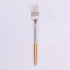 Thumbnail image #1 for Kadra Kitchenware Vikko Dine VF-DF20-AGS Brushed Gold 18/10 Stainless Steel Dinner Fork, 9" Case of 12