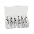 Thumbnail image #1 for CAC China B7DT-24 Stainless Steel Cake Decorating Tip Set, 24 Pieces Case of 60