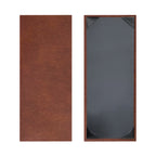 Thumbnail image #1 for Risch Tuxedo LTH-1V 4.25X11 Leather-Like Single-View Menu Cover, 4-1/4" x 11" Case of 25