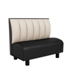 Thumbnail image #1 for ATSMFG ATS AT&S-AS-K36-6CH GR6 Kevin Standard Booth, single, 48" long x 36" high, 6-channel back, removable sinuous spring seat with connecting