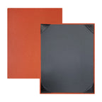 Thumbnail image #1 for Risch Rio RIO-1V 8.5X11 Single-View Vinyl Hardback Reptilian Menu Cover, 8-1/2 x 11 in Case of 25