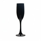 Thumbnail image #1 for Kadra Kitchenware Vikko Decor VD-6006-MB Champagne Flute Glass, 6 oz, Matte Black Case of 24