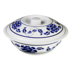 Thumbnail image #1 for Thunder Group Lotus 8010TB Melamine Serving Bowl, 75 oz, 10 in Diameter, with Lid Case of 12