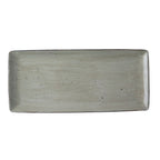 Thumbnail image #1 for Tableware Solutions USA Rustics by Continental 33RECT202-02 Rectangular China Platter, 11-1/5" x 6-1/2", Light Green Case of 12