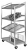 Thumbnail image #9 for Channel Manufacturing SORT-4 Slanted Aluminum Display Rack with 4 Removable Wire Shelves
