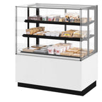 Thumbnail image #1 for Fri-Jado USA MCC 48-3 H SS PT UF Heated Hot Food Merchandiser, 3 Flat Metal Shelves, Thermostatic Controls, 47-1/4"W