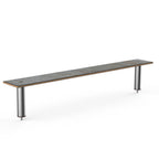 Thumbnail image #1 for Steelite Mogogo, Modular MGCIAF04GSXX Modular Buffet Shelf, 71"W x 9-1/2"D x 12-1/2"H, Grey Slate Laminate