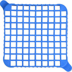Thumbnail image #1 for AllPoints Foodservice Parts & Supplies 2241329 Cleaning Gasket, 3/8-Inch Dice, Silicone, Blue