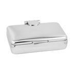 Thumbnail image #1 for Eastern Tabletop Jazz 3995 8 qt Rectangular Stainless Steel Induction Chafer with Hinged Cover