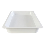 Thumbnail image #1 for Thunder Group GN1002W 1/1 GN Melamine Food Pan, 2-1/2" Deep, White Case of 8
