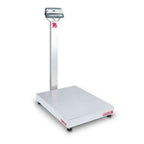 Thumbnail image #1 for Penn Scale Ohaus® D52XW125RQL2 Legal-for-Trade Digital Bench Scale, 250 lb x 0.05 lb, Stainless Steel, 18 x 18 in Platform