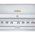 Thumbnail image #1 for Crown Verity Built-in IBI42-LT Outdoor Charbroiler Grill, 42-Inch, 6 Burners, Stainless Steel