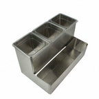 Thumbnail image #1 for Libertyware CCSS Stainless Steel Creamer Caddy, 2-Tier, 18-1/4"W x 11"D x 11-1/2"H Case of 4
