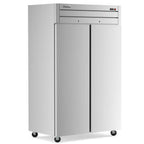 Thumbnail image #1 for USR Brands Coldline C-2RR-TM Two-Section Reach-In Refrigerator, 43.93 cu. ft., 54"W, Solid Hinged Doors, Top-Mounted Self-Contained Refrigeration