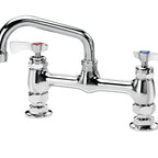 Thumbnail image #4 for Krowne Royal Series 15-806L 8-Inch Center Raised Deck-Mount Faucet with 6-Inch Swing Spout, Ceramic Valves, Low Lead
