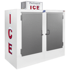 Thumbnail image #1 for Leer 3570301 Outdoor Ice Merchandiser, 75 cu. ft., Solid Doors, Self-Contained Bottom-Mounted Refrigeration