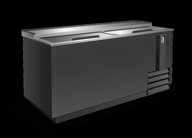 Product image #5 for Serv-Ware 64-Inch Bottle Cooler, Black Painted Steel Exterior, Stainless Steel Interior, 17.2 Cu. Ft., 115V