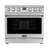 Thumbnail image #5 for KoolMore 36-Inch Professional Freestanding Electric Range with 6 Cu. Ft. Oven, 5 Elements, Digital Controls, Stainless Steel, 240V