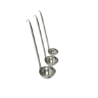 Thumbnail image #2 for Thunder Group SLTL009 12 oz Stainless Steel Ladle, 2-Piece Construction, Hooked Handle Case of 60