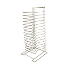 Thumbnail image #1 for Thunder Group CRPT1015 15-Tier Chrome-Plated Steel Pizza Pan Rack, Countertop, 12 x 12 x 27-3/4 in. Case of 2
