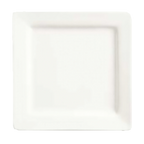 Thumbnail image #1 for Libbey Slate SL-7 Square Porcelain Plate, 7-1/4", Ultra Bright White