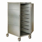 Thumbnail image #1 for Lakeside Manufacturing 852 Enclosed Tray Delivery Cart, Single Door, 1 Compartment, 20-Capacity for 15" x 20" Trays, Stainless Steel