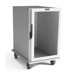 Thumbnail image #1 for Lockwood Manufacturing CA37-ESIN-20CD-R Insulated Mobile Enclosed Pan Transport Cabinet, Half Height, Clear Door, 20-Pan, 18" x 26"