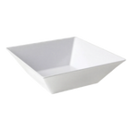 Thumbnail image #1 for G.E.T. GET ML-250-W Square Melamine Bowl, 20.4 qt, White, 17-3/4" x 6" Case of 3